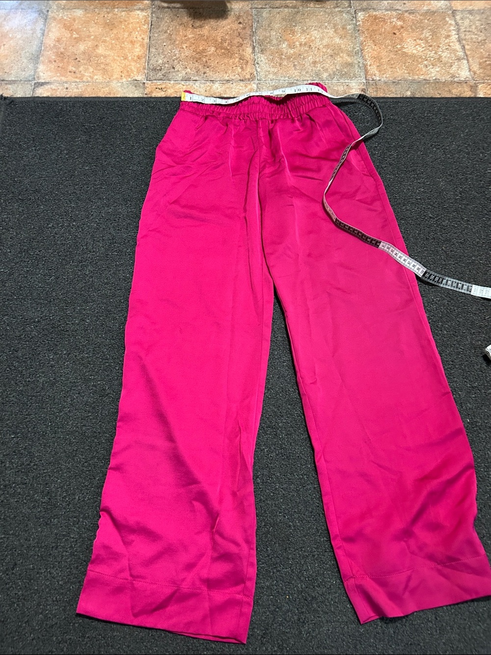 a new day Hot Pink Elastic Waist Pants